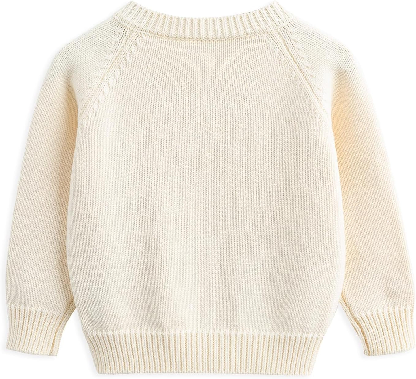Baby Sweater Cardigan Jacquard Cable-Knit Spring Coat Long Sleeve Cardigan for Baby Girl