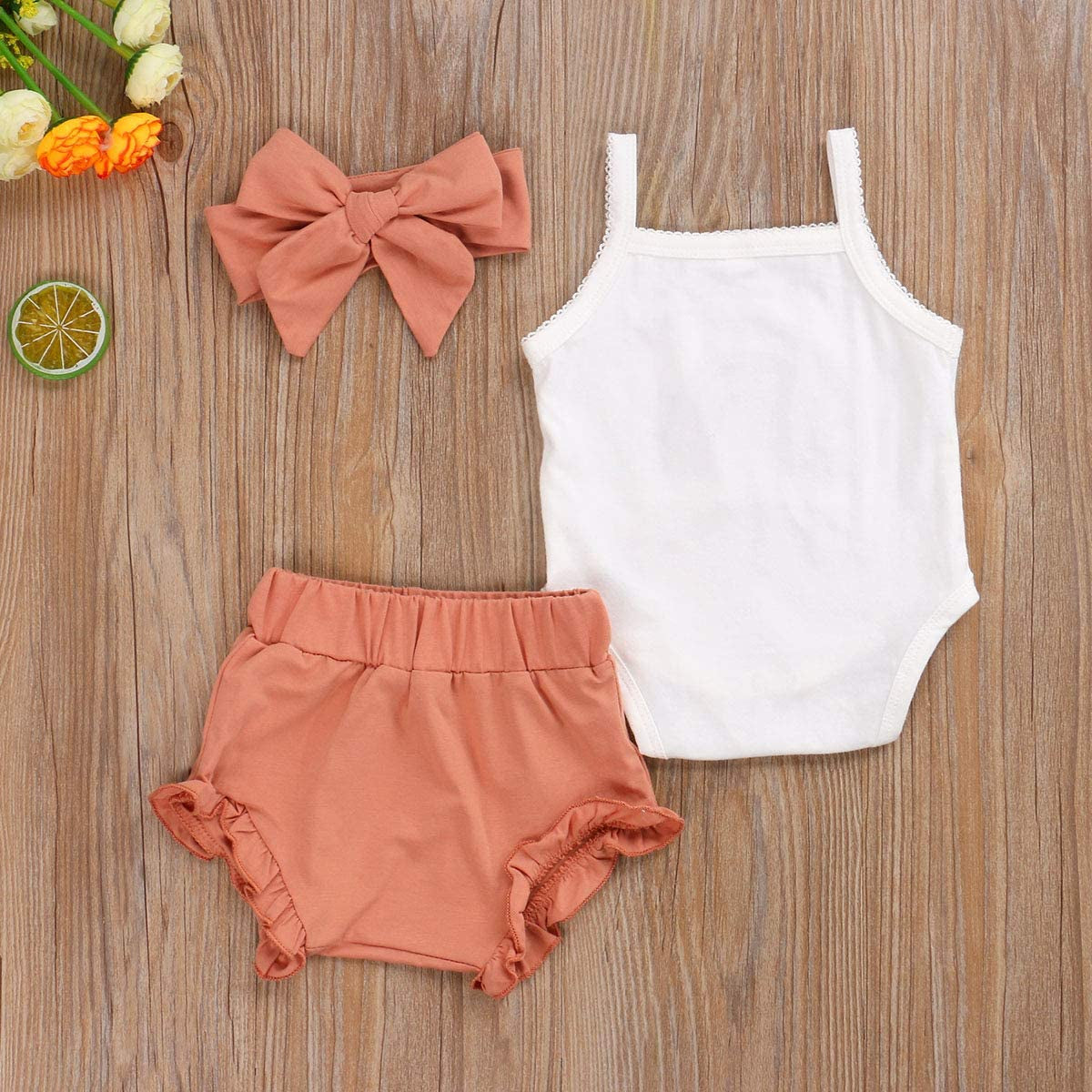 Newborn Baby Girls Clothes Cotton Suit Cute Baby Kid Infant Romper Play Wear Summer Rainbow Outfits