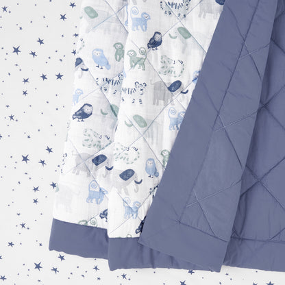 ™ Essentials, Cotton Crib Bedding Set , Time to Dream, Boys, Infants, 3-Piece Set