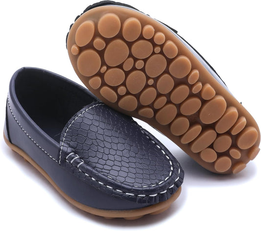 Toddler Little Kid Boys Girls Soft Slip on Loafers Dress Flat Shoes