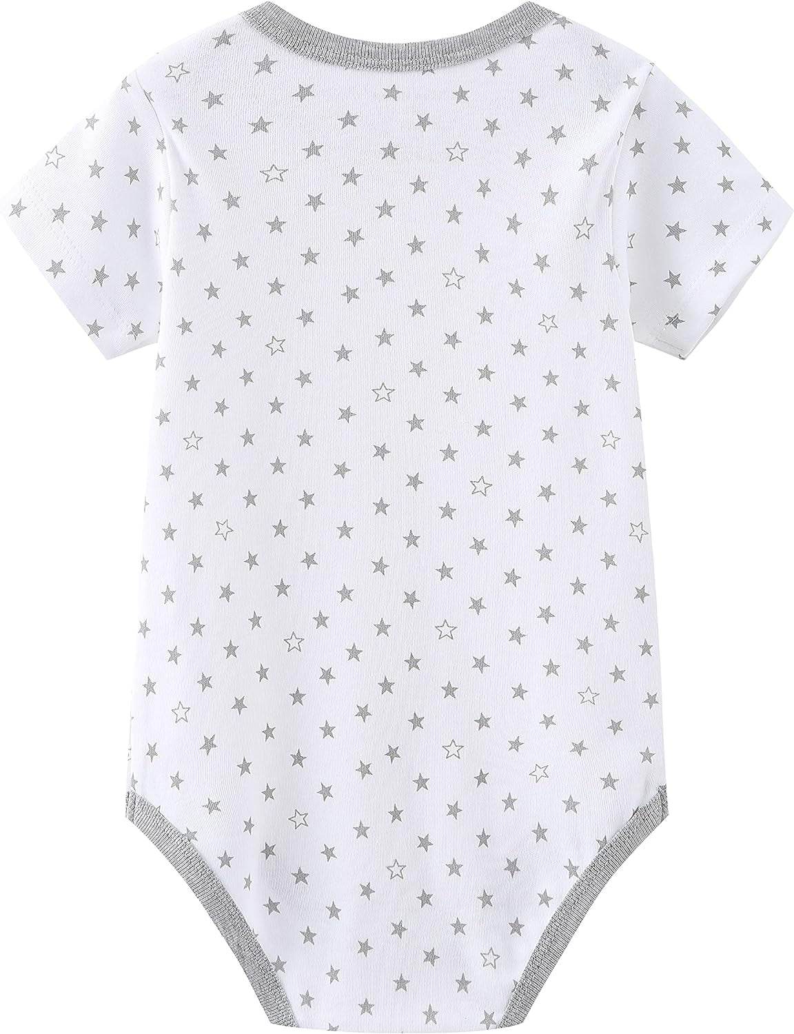 Newborn Baby Bodysuit 5-Pack Short Sleeve Baby Clothes for Boys and Girls