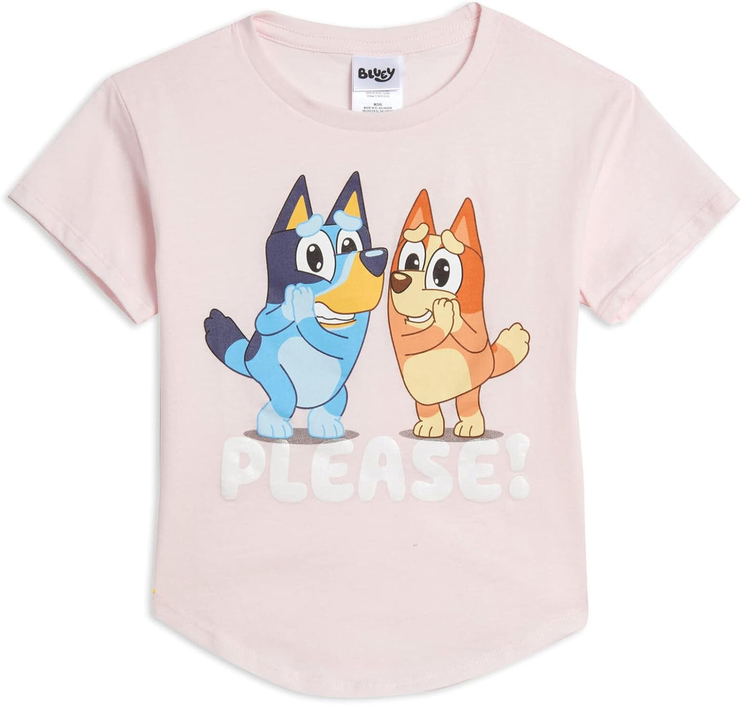Girls 3 Pack T-Shirts Toddler to Big Kid Sizes (2T - 10-12)