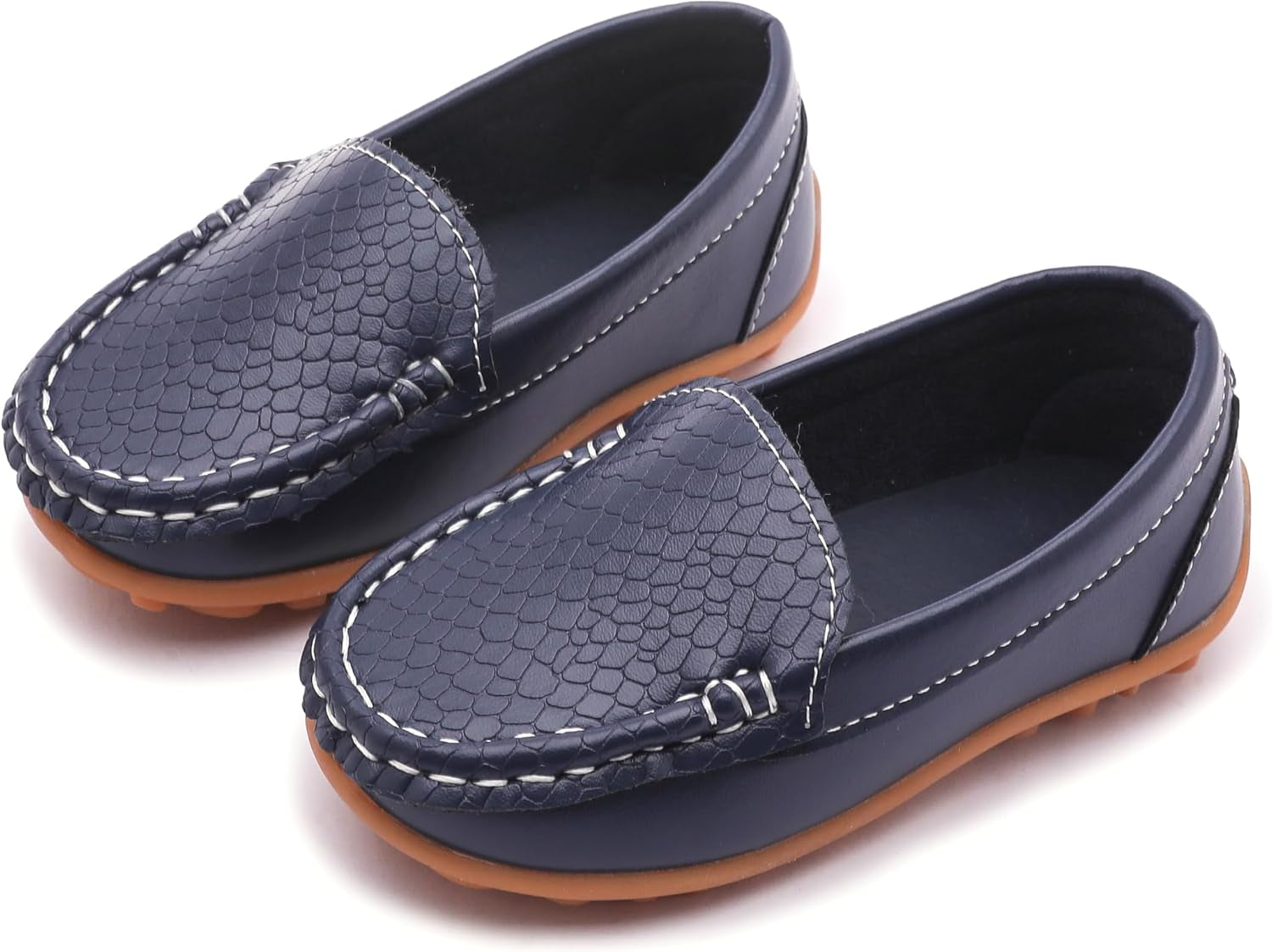 Toddler Little Kid Boys Girls Soft Slip on Loafers Dress Flat Shoes