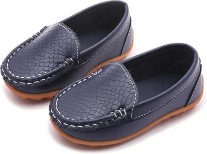 Toddler Little Kid Boys Girls Soft Slip on Loafers Dress Flat Shoes