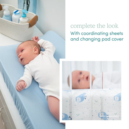 ™ Essentials, Cotton Crib Bedding Set , Time to Dream, Boys, Infants, 3-Piece Set